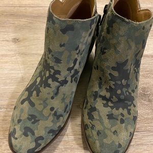 Luck Brand Camo Booties
